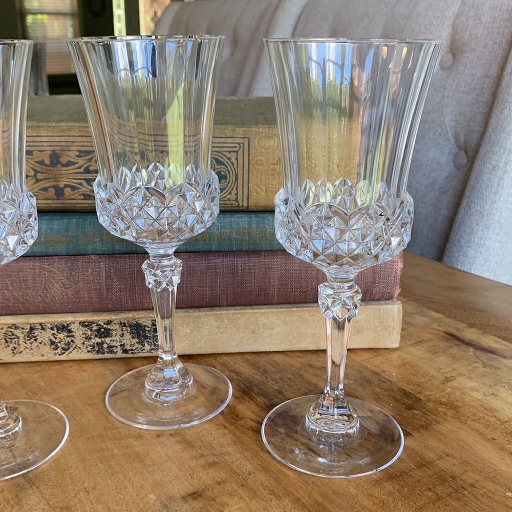 Set of CRISTAL D'ARQUES-DURAND Wine Glasses - Picture 3 of 9